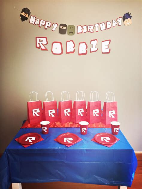 Roblox Birthday Roblox Decorations