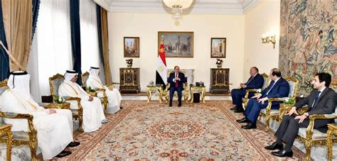 Gulfs Security Is Integral To Egyptian National Security President Al