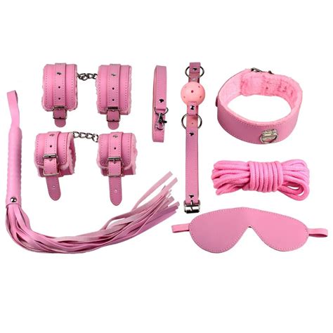 Valentine S Day Ts Constraint Set Sexy Adult Sex Toys Products Seven Stacked Pink Plush