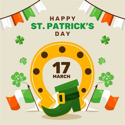 Free Vector Flat Illustration For Saint Patricks Day Celebration