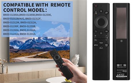 Amazon BN59 01385A Solar Voice Remote Replacement For Samsung TV