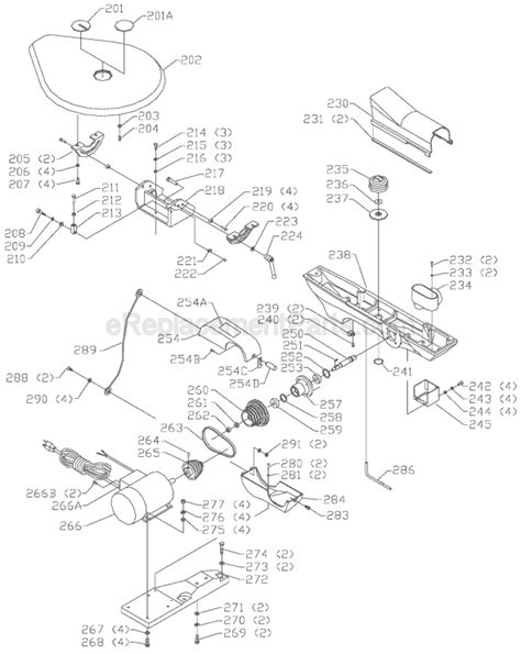 Delta Scroll Saw Parts Diagram