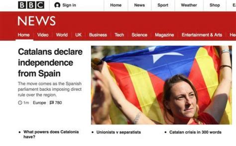 Así Ha Recogido La Prensa Internacional La Declaración De Independencia De Cataluña