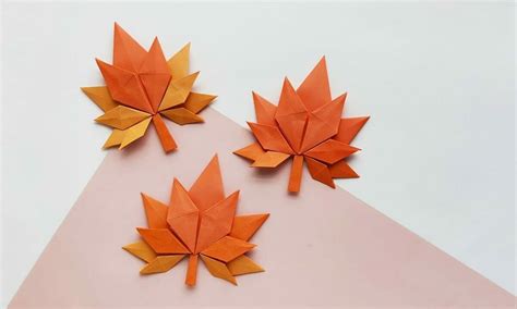 We Re Ready To Celebrate Fall With This Quick And Easy Origami Maple