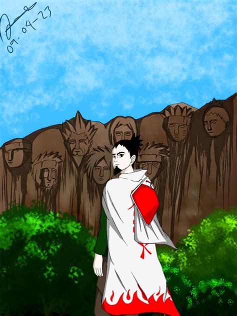 an animated image of a man in white and red clothing with trees behind ...