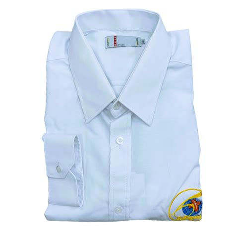 Camisa Social Masculina Branca Lisa Manga Longa 60 Anos LOJA OFICIAL