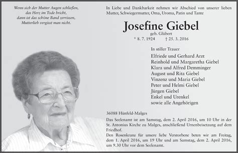 Josefine Glübert Giebel 1924 2016 Find a Grave äreminne