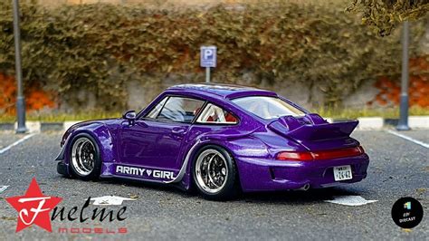 Porsche Rwb Army Girl By Fuelme Models Unboxing And Review Youtube