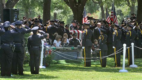 Funeral Services Held For Slain Dallas Police Officers