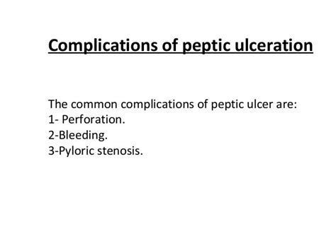 Complications of-peptic-ulcer