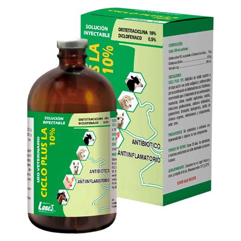 Cicloplus La 10 20ml Oxitetraciclina Diclofenaco Antibiotico