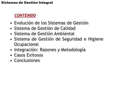 Sistemas De Gesti N Integral Su Opci N M S Rentable Powerpoint