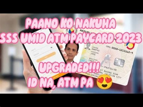 Paano Kumuha Nang Sss Umid Atm Paycard Sss Id Upgrade How To Apply