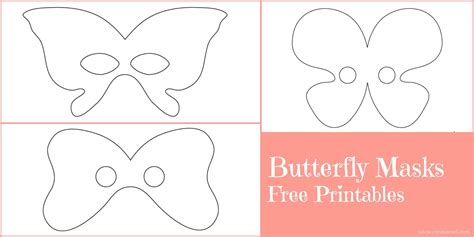 Butterfly Masks Free Printables Emma Owl