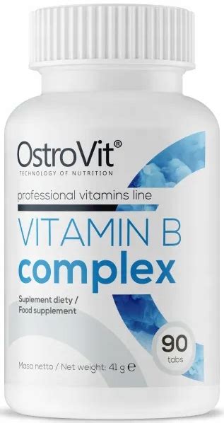 KOMPLEKS WITAMIN Z GRUPY B 90TAB OSTROVIT VITAMIN B COMPLEX NA