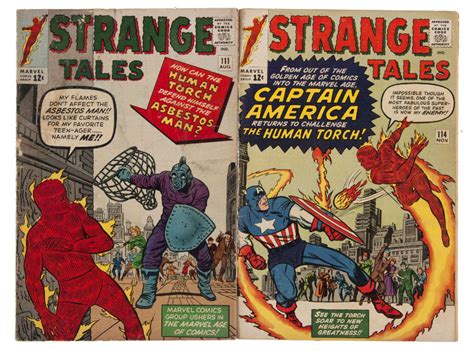 Hakes Strange Tales With Human Torch And Dr Strange Lot Of Seven