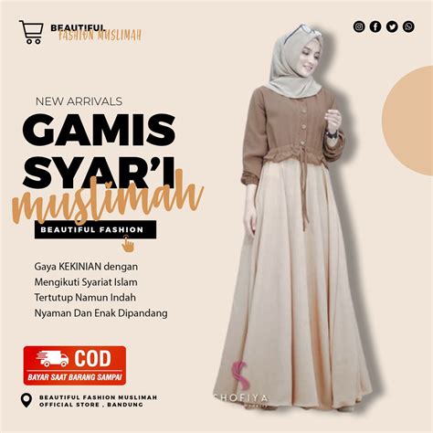 Jual Baju Gamis Wanita Syar I Asdf Pesta Fashion Muslim Remaja Jumbo