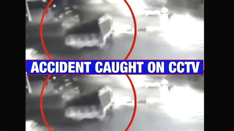 Accident Caught On Cctv Three Killed By Speeding Truck In Jaipur