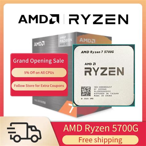 New Amd Ryzen G R G Cpu Processor Ghz Core Thread