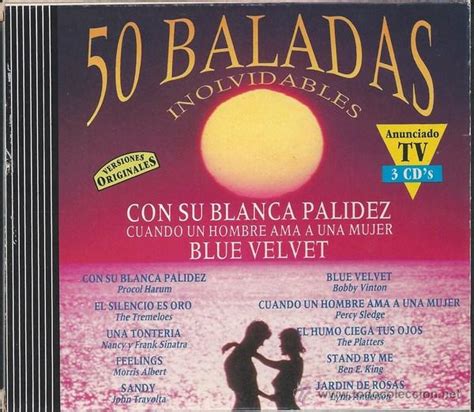 50 Baladas Inolvidables Vol 1 Disco Triple Vendido En Venta Directa