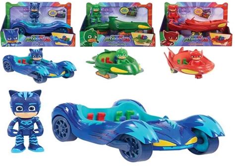 Pj Masks Vehicle And Figure Gekko Mobile Owlette Owl Glider Catboy Cat