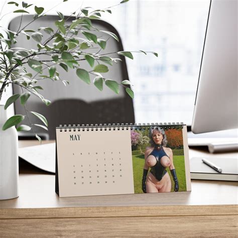 Nsfw Sexy Naked Old Mature Dominatrix Grandma Desk Calendar Etsy Canada