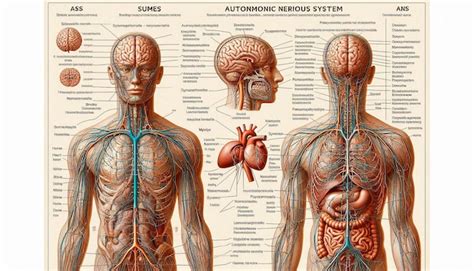 poster showing  brain  brain parts premium ai generated image