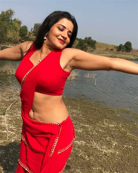 Monalisa Aka Antara Biswas Hot Navel And Cleavage Show In Hot Sex Picture