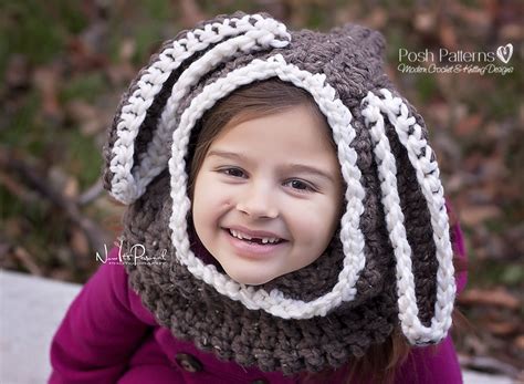 Bunny Hooded Cowl Crochet Pattern