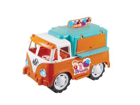 CARRINHO DE BRINQUEDO KOMBICA SORVETE Brinquedo Kendy Brincar Faz