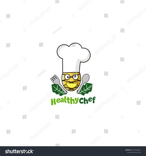 Healthy Food Logo Vector Template Stock Vector (Royalty Free) 1457540921