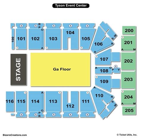 Nos Event Center Seating Chart - Center Seating Chart