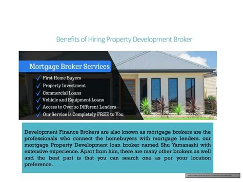 Ppt Benefits Of Hiring Property Development Broker Powerpoint