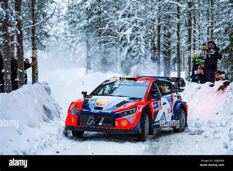 Umea Sweden 15th Feb 2024 The Driver Thierry Neuville Bel And