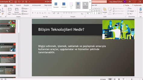 Powerpoint Slaytlarla Al Ma Slayt D Zenleme Ve Slaytlar S Ralama