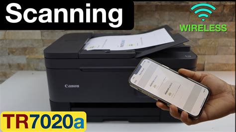 Canon Pixma Tr A Scanning Using Adf Scanner Bed Youtube