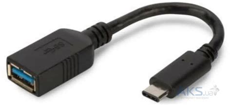 ᐅOTG перехідник Atcom USB 3 0 AF to Type C Black 11310 купити в Україні