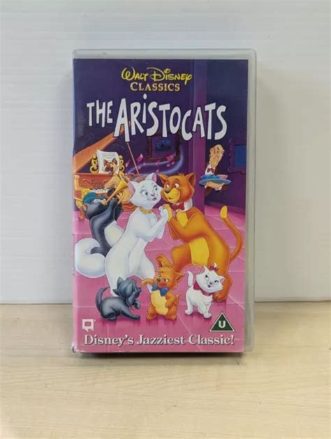 THE ARISTOCATS VHS Video Walt Disney Classic Physical Media Tape