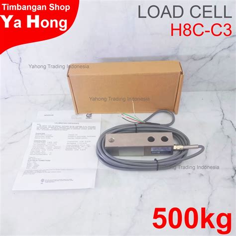 Jual Load Cell Sensor Berat Timbangan Digital Loadcell Zemic H8c 500kg Shopee Indonesia