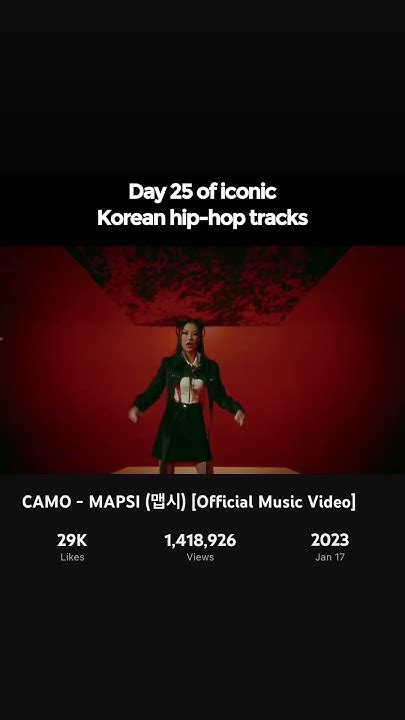 Day 25 Of Iconic Korean Hip Hop Tracks Camo Mapsi Khiphop Hiphop