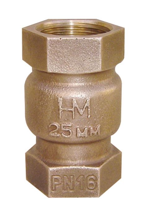 Medium Pressure HM 107 Gun Metal Vertical Check Valve Screwed Valve