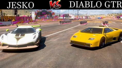 Fastest Dragster Vs Fastest Speedster Car Jesko Vs Diablo Gtr