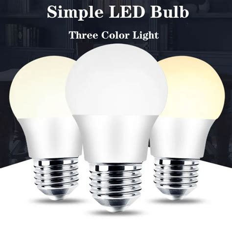 3W 6W 9W 12W 15W E27 led Light Bulb E14 Cool White Warm White LED Bulbs ...