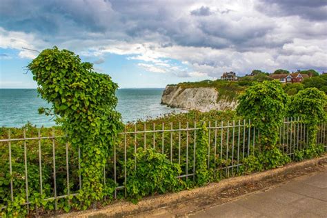 View from West Cliff Promenade Broadstairs Kent Coast England Stock ...