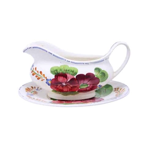 Belle Fiore Gravy Boat And Stand Clyde On 4th Antiques Collectables