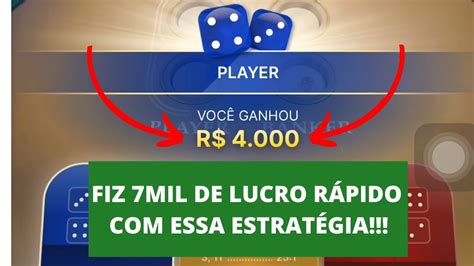 7MIL REAIS NO JOGO DOS DADOS ESSA ESTRATÉGIA DE AUMENTAR SUA BANCA