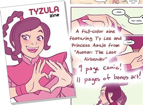 Ty Lee Azula The Last Airbender Zine Avatar Comics Feelings