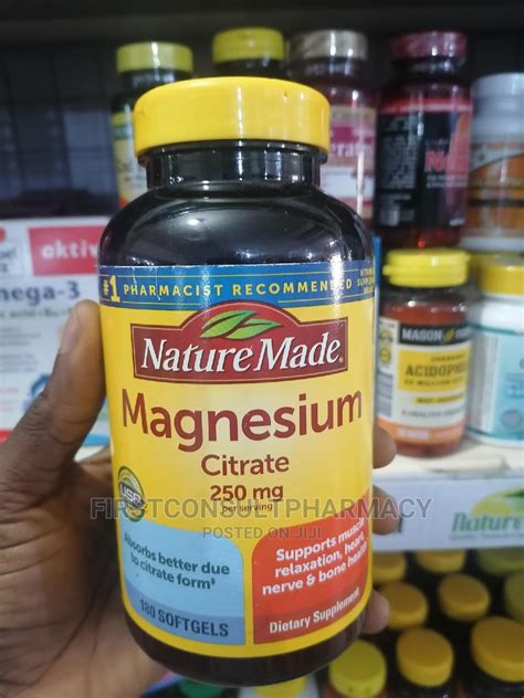 Nature Made Magnesium Citrate 250mg X 180 In Surulere Vitamins And Supplements Firstconsult