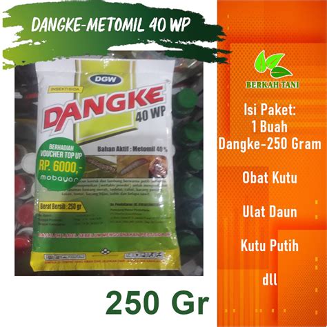 Jual Dangke Metomil 40WP 250 Gram Insektisida Hama ULat Grayak Shopee