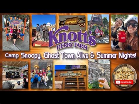 Full Knott S Berry Farm Experience Ghost Town Alive Summer Nights